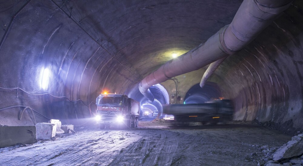<b>230 KILOMETER:</b> Når hele anlegget står ferdig vil det bestå av rundt 230 kilometer med tunneler.