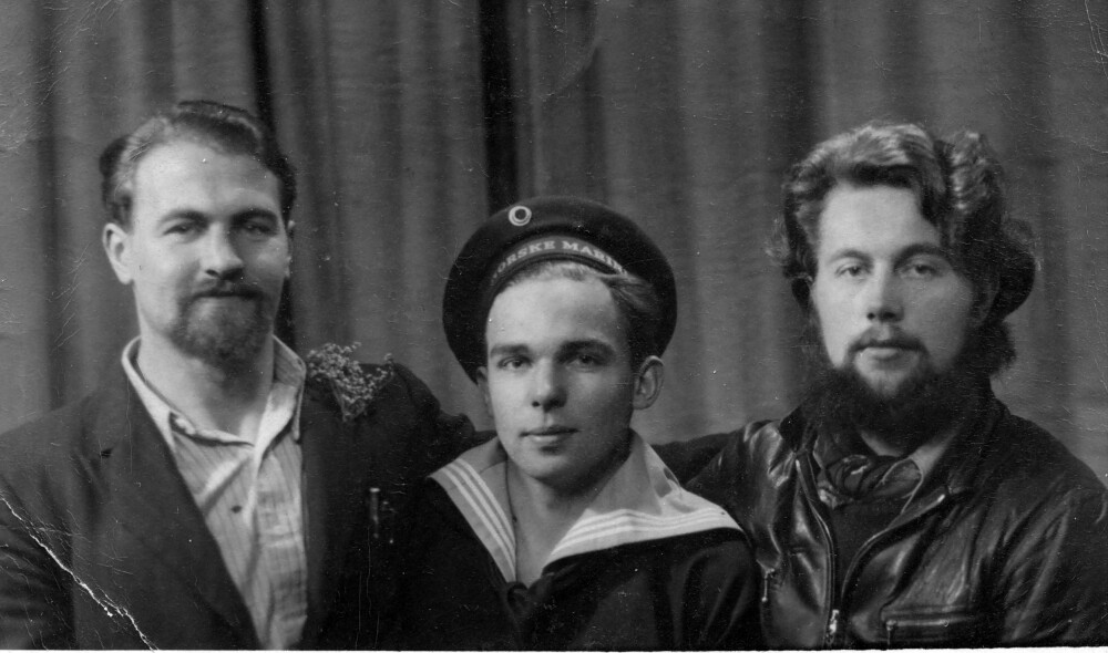 <b>AGENTER:</b> Dagfinn Ulriksen (t.v.), Bjarne Thorsen og Atle Svardal fotografert i London i 1942.