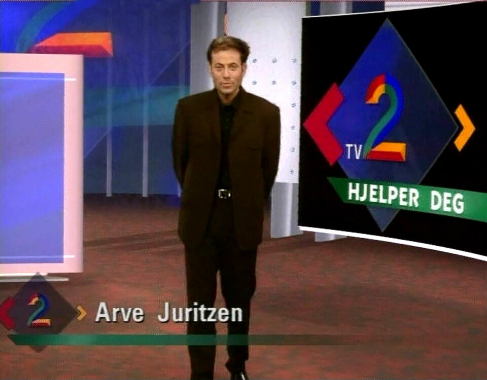 DEN GANG DA: Juritzen utviklet «TV 2 hjelper deg» som han også ledet i åtte år. Han valgte å forlate programmet da han sto offentlig frem med sin legning.