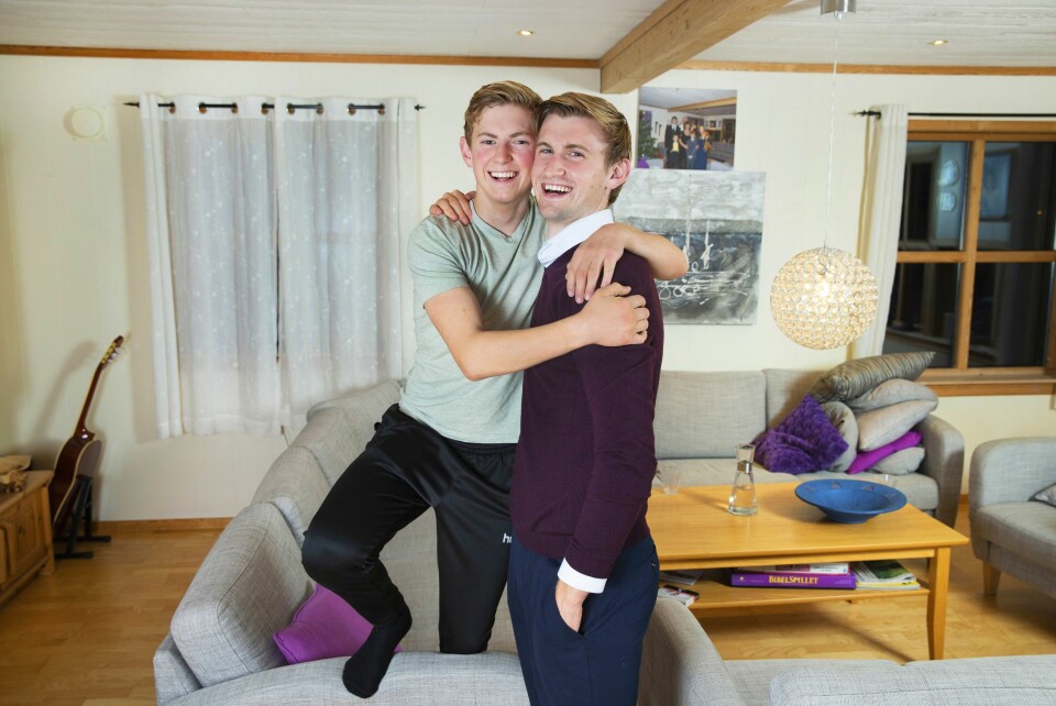 NÆRT FORHOLD: Brødrene har et nært og godt søskenforhold. – Thor er den viktigste personen i livet mitt, utenom mamma og pappa, smiler Ivar.