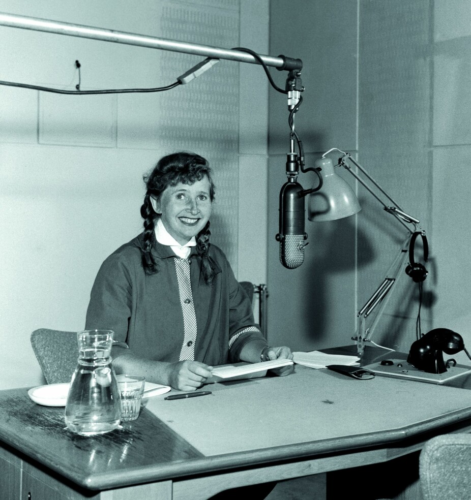 <b>KJENDISSTEMME:</b> Anne-Cath. Vestly ble gjenkjent overalt straks hun åpnet munnen. Hun begynte å jobbe i radioens Barnetimen allerede tidlig på 1950-tallet.