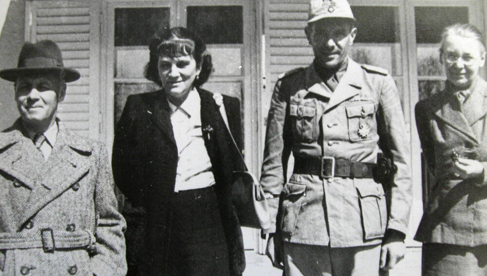 <b>ØSTERRIKE:</b> Rommel i Østerrike sammen med hustru Lucie, søster Helene og Konstantin von Neurath (Hitlers første utenriksminister) etter at han ble tilbakekalt fra Nord-Afrika i 1943.
