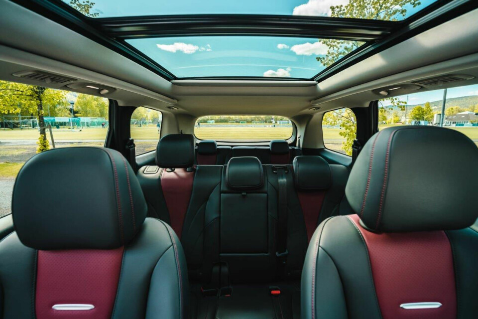 LYST: Stort soltak er standard.