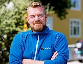RØRLEGGER: Espen Johansson hos Alfa rør AS.