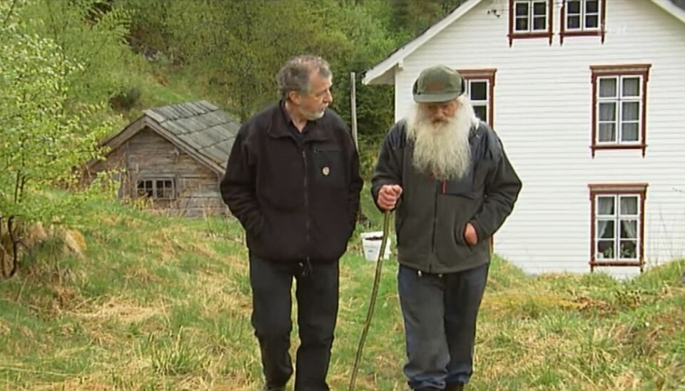 DELTE LIVSVISDOM: Oddgeir Bruaset (t.v.), forteller at Jons historie gjorde dypt inntrykk på mange tv-seere.
