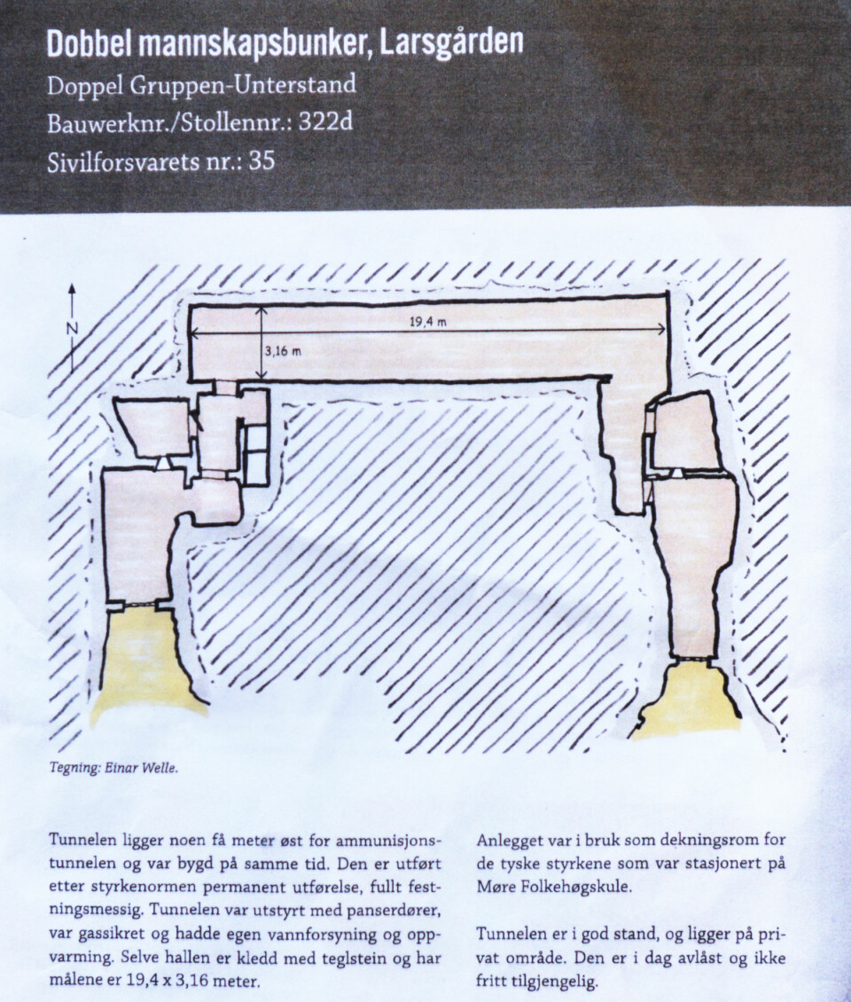Britt (75) har et helt spesielt byggverk i fjellet bak huset