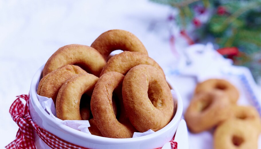 DONUTS: Donuts are cooked in lard and are originally from America.