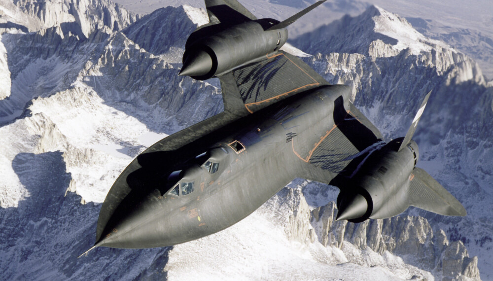 BERØMT SPIONFLY: Fartsrekordene som ble satt med SR-71 står fortsatt i dag.