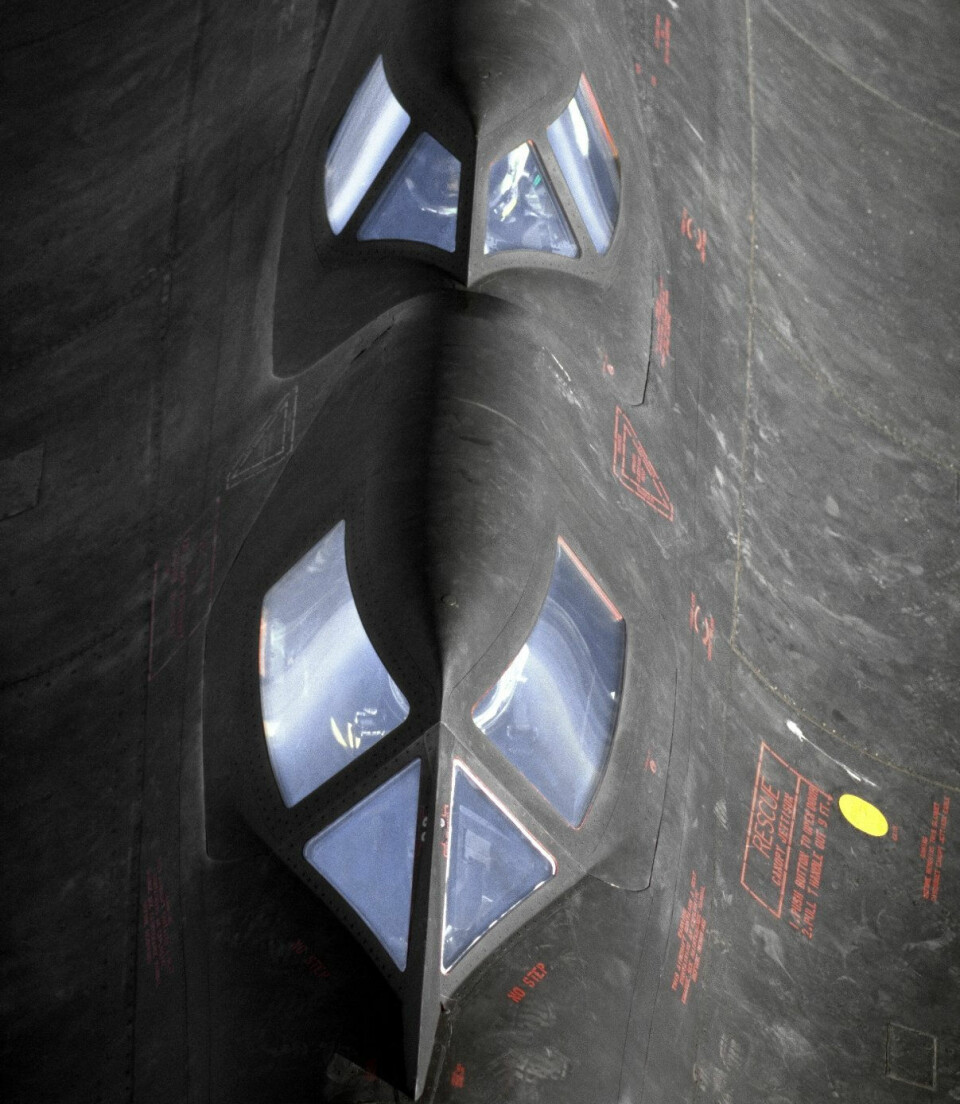 STEKEOVN: SR-71 kunne fly i over Mach 3 i en time av gangen. Uten kjølesystemet ville kabinen blitt varmet opp til 230 grader på grunn av luftfriksjonen.