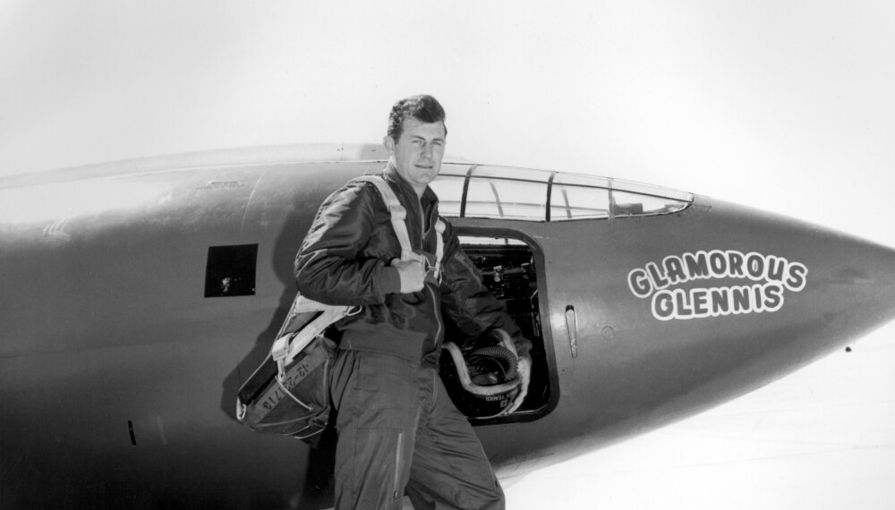 <b>Levende legende:</b> Chuck Yeager ble en legende etter at rekordflygingen gjennom lydmuren ble kjent.