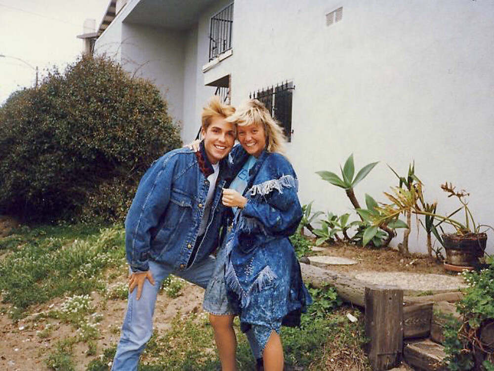 LOS ANGELES: Hanne og Jan i Los Angeles i 1987.