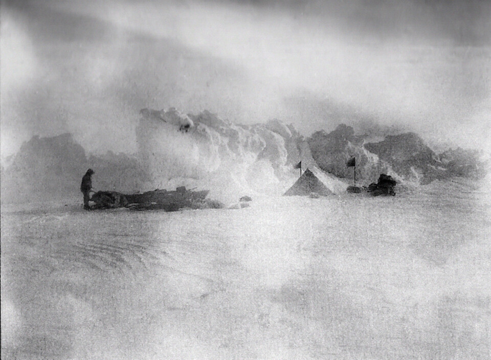 LANGT TIL JULENISSEN: Nansen og Johansens nordligste leir på 86º 14’ nord.