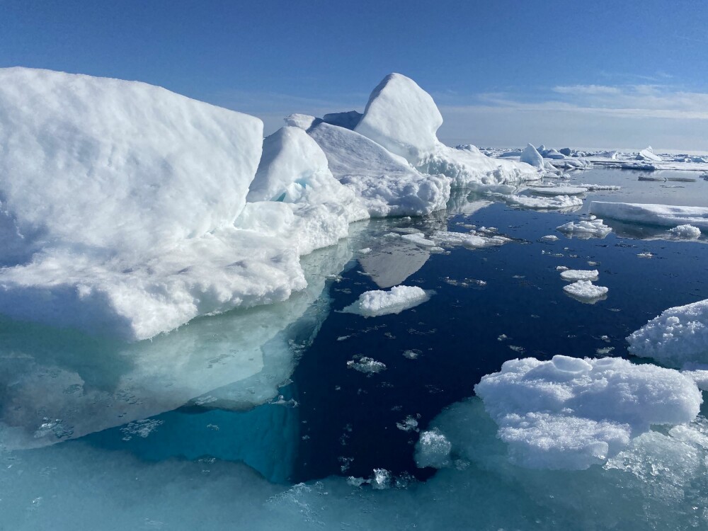 <b>ISØDE:</b> Den enorme stillheten i isødet fascinerte forskerne. 