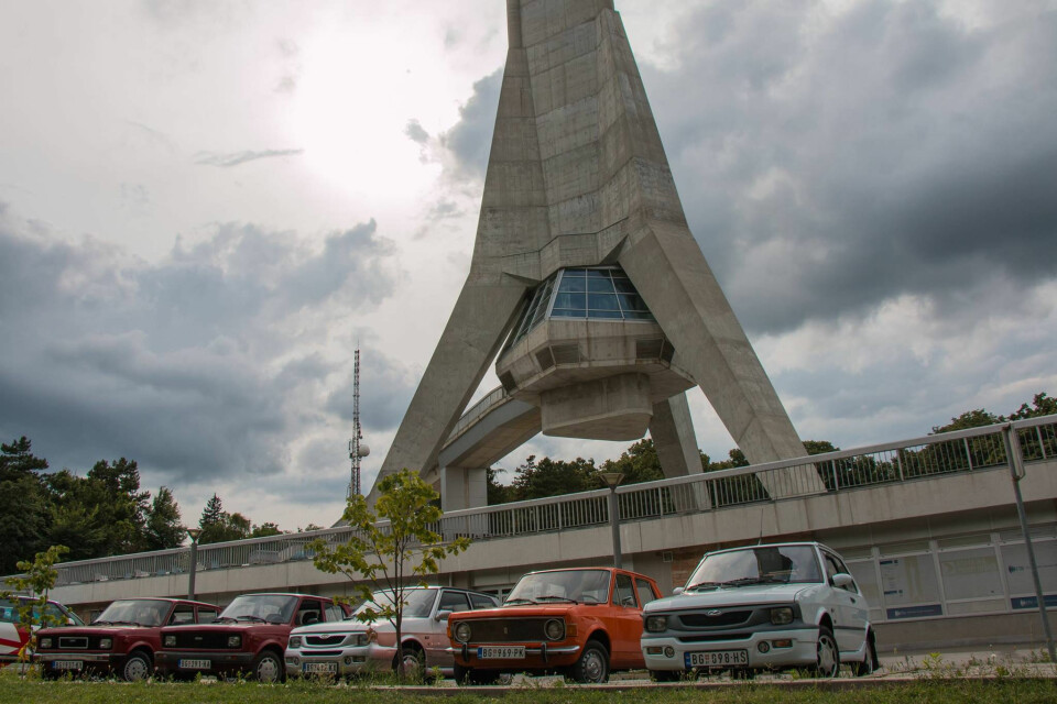 BILTOUR: Yugotour til Avala Tour i Beograd.