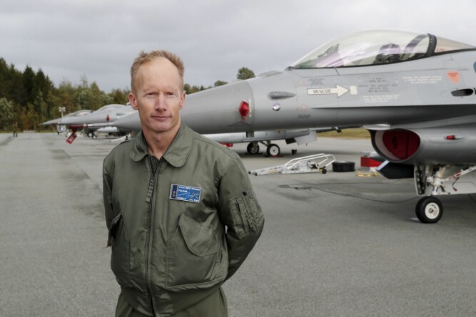 <b>SISTE F-16 SJEF:</b> Oberst­løytnant Erik Brett­ingen får æren av å bli den siste skvadron­sjefen på F-16 før det fases ut.