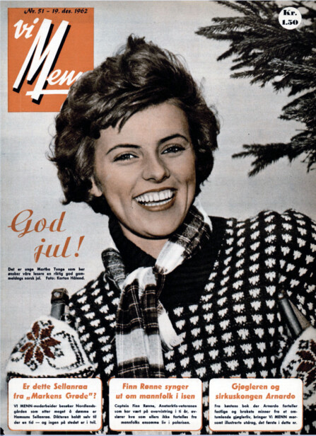 <b>JULEMISS:</b> Martha Tunge var Frøken Norge-vinner <br/>i 1963 og Vi Menns julepike i 1962.