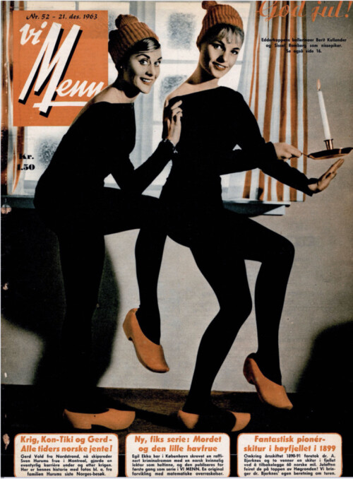 <b>BALLERINAER:</b> To ballerinaer på coveret i 1963.