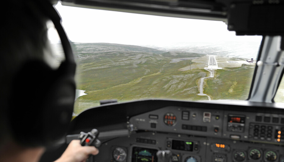 FØRST UTE: 7. september rapporterte piloter i Widerøe 
at GPS-signalet som skulle lede dem inn til lufthavnen i Båtsfjord var så upålitelig at de ikke kunne navigere etter dem.