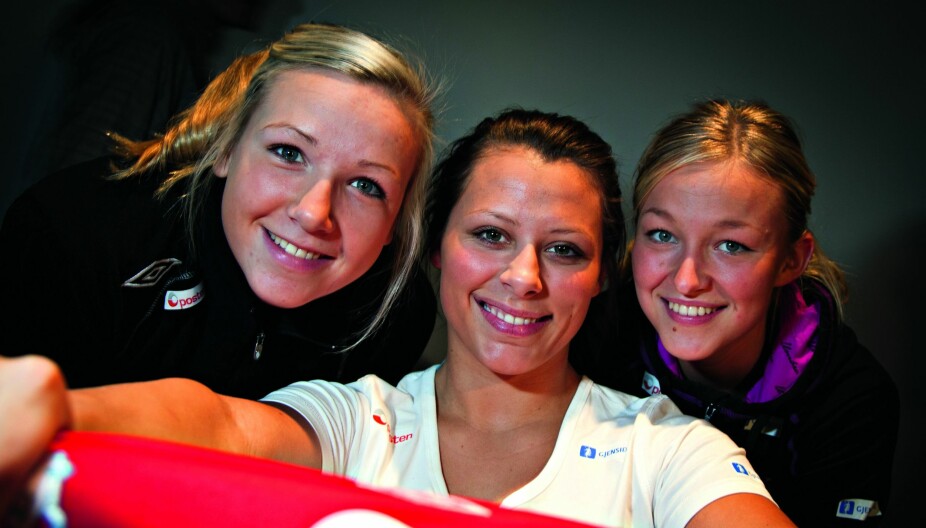 <b>UNGE STJERNER:</b> I 2010 debuterte Mari Molid, Nora Mørk og Stine Bredal Oftedal på det norske landslaget. Det ble EM-gull i første forsøk.