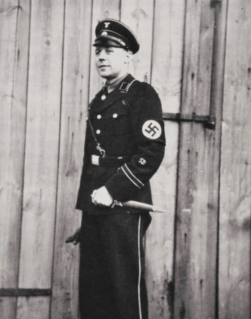 GESTAPOSJEF: Gerhard Flesch ga 8. mai ordre om å henrette gislene. De skulle ikke falle levende i motstandernes hender.