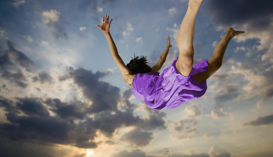 DRØM: Mange drømmer om å fly høyt, og det er i følge søvneksperten en bra ting.