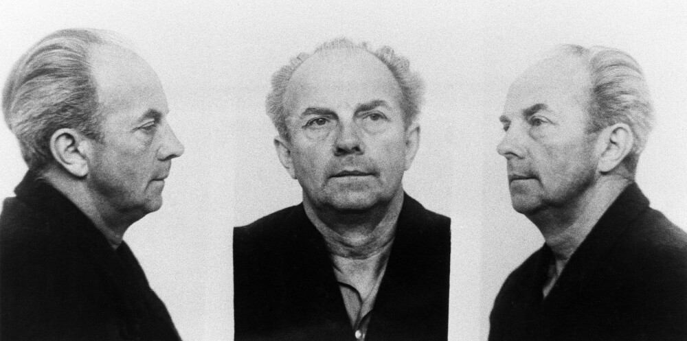 <b><SPAN CLASS=BOLD>POLITIETS BILDER:</b></span> Politiportretter av Olle Möller tatt i 1960, mens han sonet for drapet på Rut Lind.