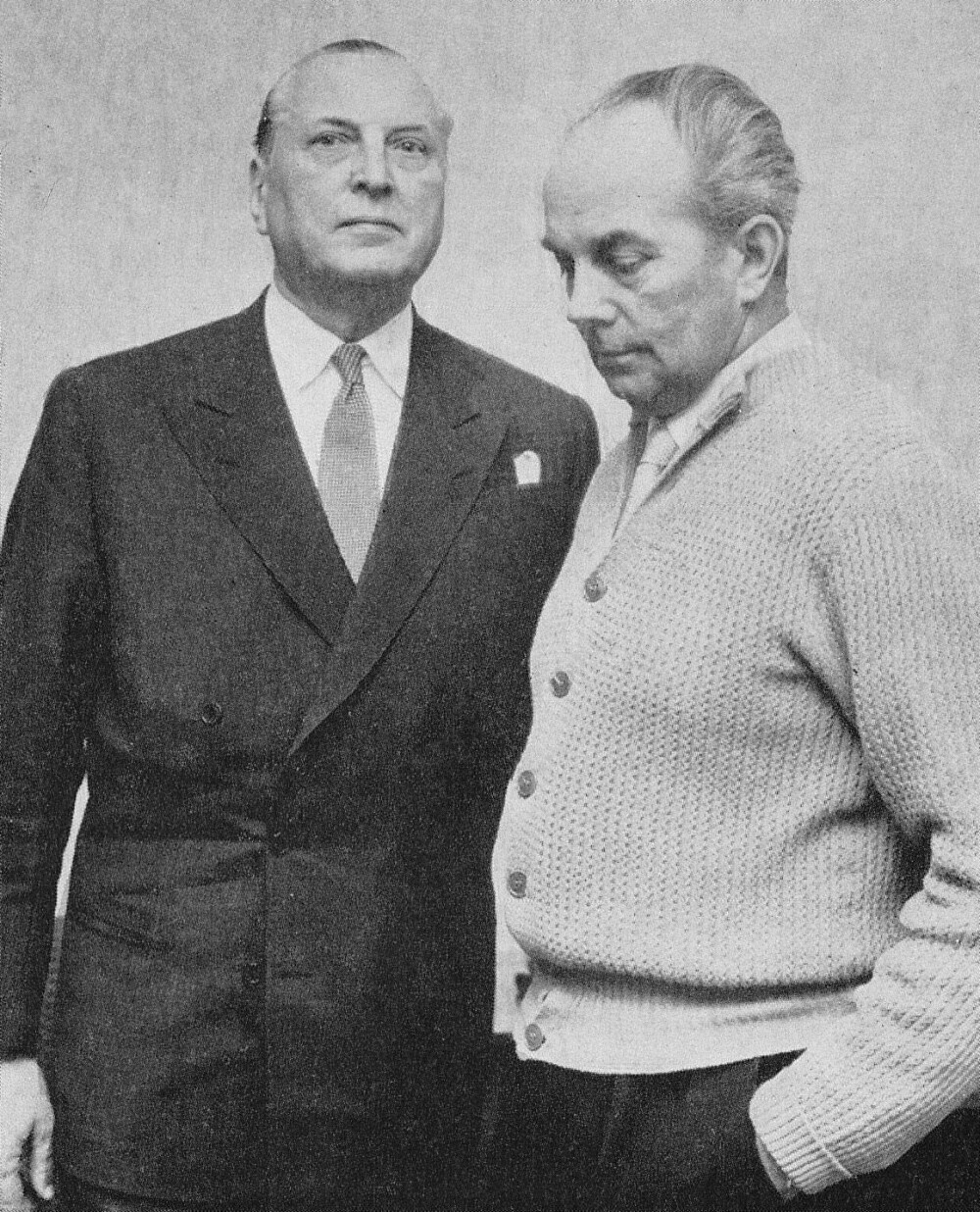 <b><SPAN CLASS=BOLD>ADVOKATEN:</b></span> Möller med sin advokat, den legendariske Axel Einar William van De Velde, en av Sveriges fremste forsvarsadvokater på den tiden.
