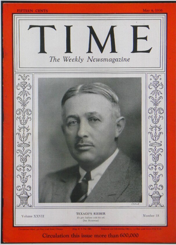 <b>GLANSBILDE:</b> Torkild Rieber prydet forsiden på Time Magazine, men suksesshistorien hadde en mørk bakside.