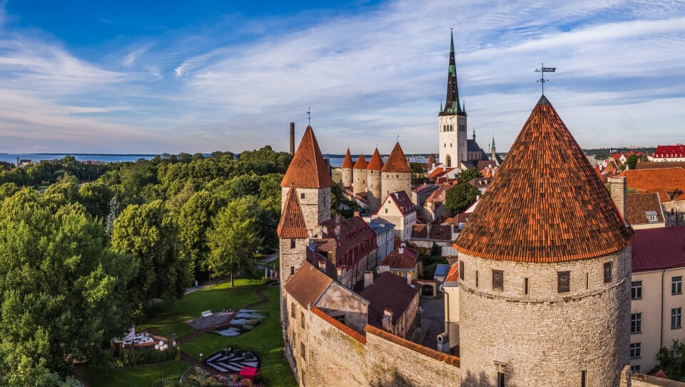 ESTLAND: Gamlebyen i Tallinn, en av Nord-Europas best bevarte.