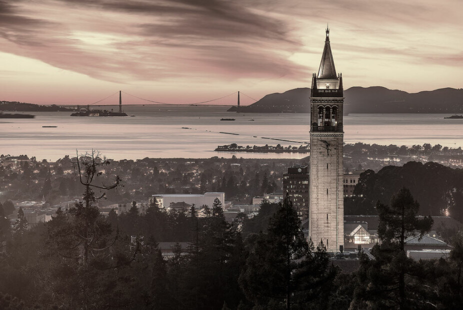 SATHER TOWER: Tårnet er et kjent symbol på Berkeley Universitet i California.
