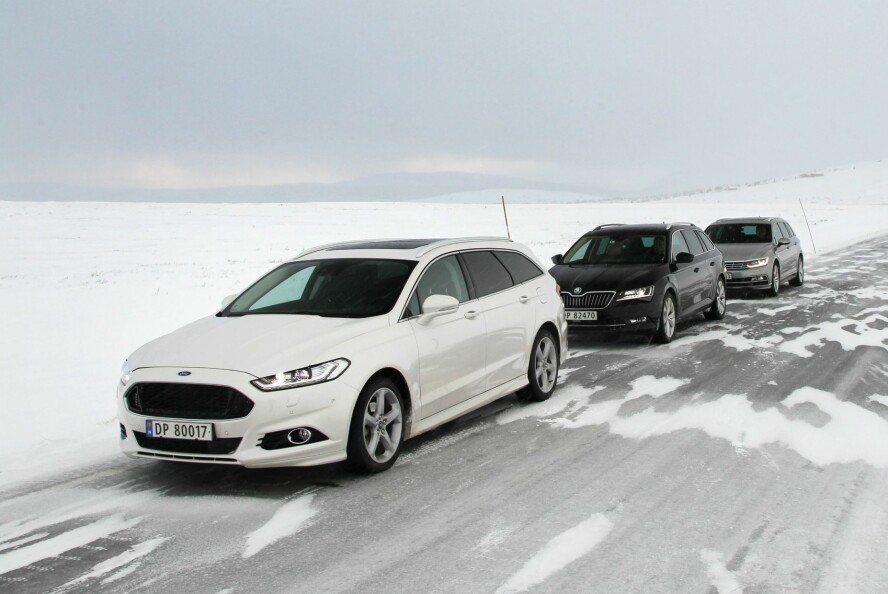 TEST: Ford Mondeo 2,0 TDCI 180 hk AWD aut., Skoda Superb 2,0 TDI 190 hk 4x4 DSG og VW Passat 2,0 TDI 190 hk 4Motion DSG