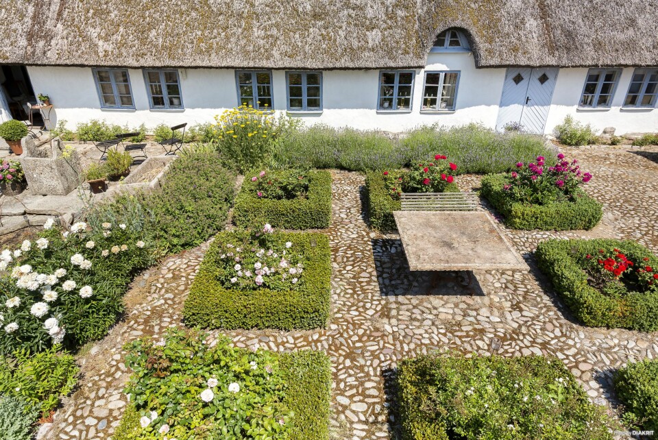 GRØNNE FINGRE: Gården er en perfekt tumleplass for dem som elsker å pusle i hagen. Stedet kan skilte med egen park som ble anlagt i 1972 i samarbeid med landbruksuniversitetet i Alnarp. Her finner man en herlig blanding av forskjellige grønnsaker.