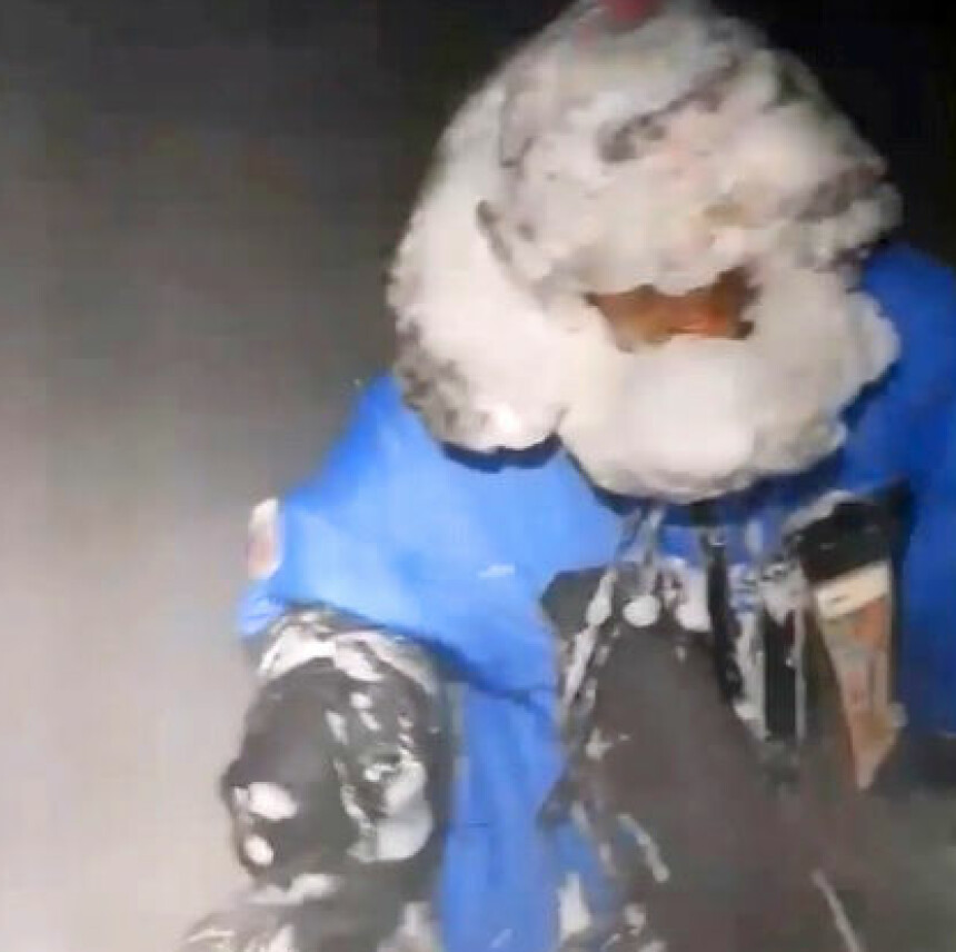 FIKK HJELP: Forfatteren under nødssituasjonen i 2018. Slik så den svært erfarne friluftsmannen Kjell-Harald ut da han ble funnet av redningsmannskapene. Les ham beskrive det utrolige dødsdramaet med egne ord og komme med livreddende råd i denne rystende skildringen.