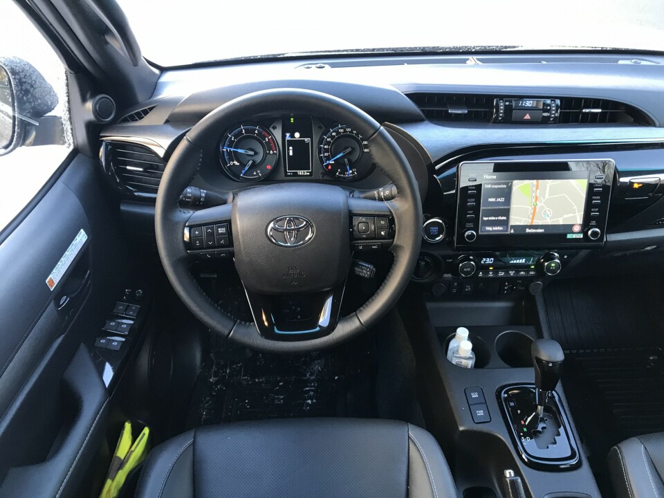 SKJERM: Førermiljøet er som før, men berøringsskjermen har fått en rekke velkomne endringer.