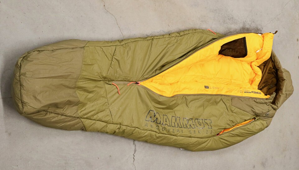 VARM SOVEPOSE: Tyin Protect Fiber Bag tåler at du ligger ute også når minusgradene blir mange.