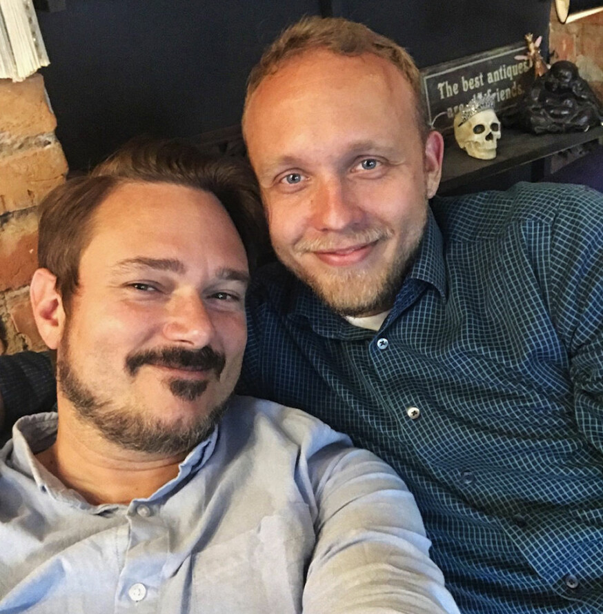 SAMMEN: Tore bor i dag i Oslo med samboer med Joakim Tjøstheim (28).