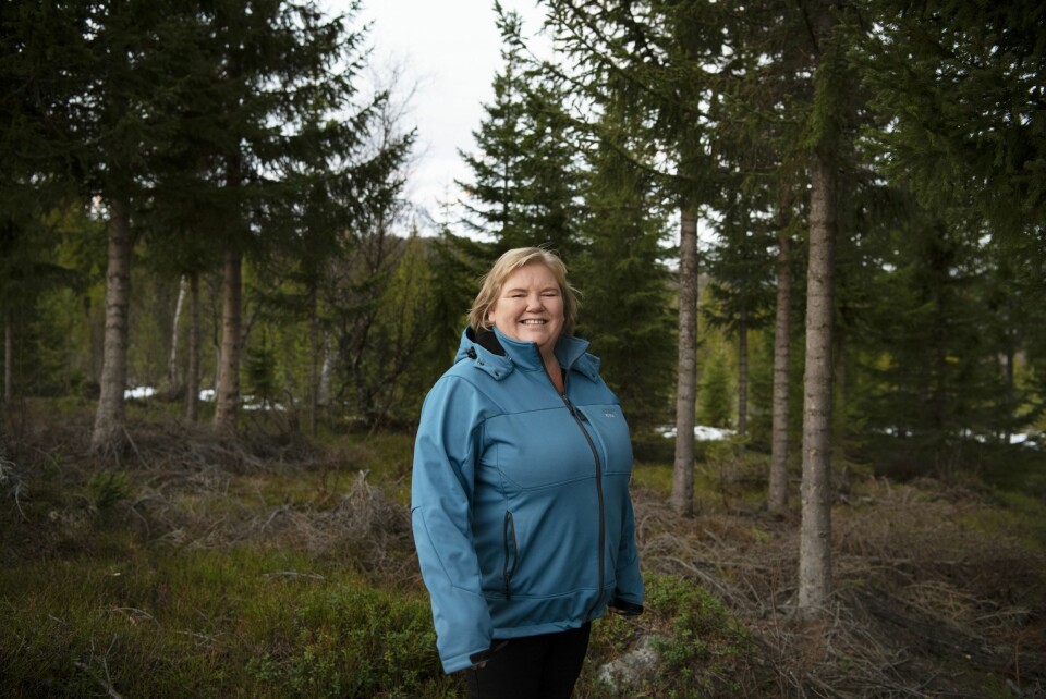 I SKOGEN: Det var i et skogholt Lill-Tove bestemte seg for å ikke gi opp ekteskapet med Ronny.