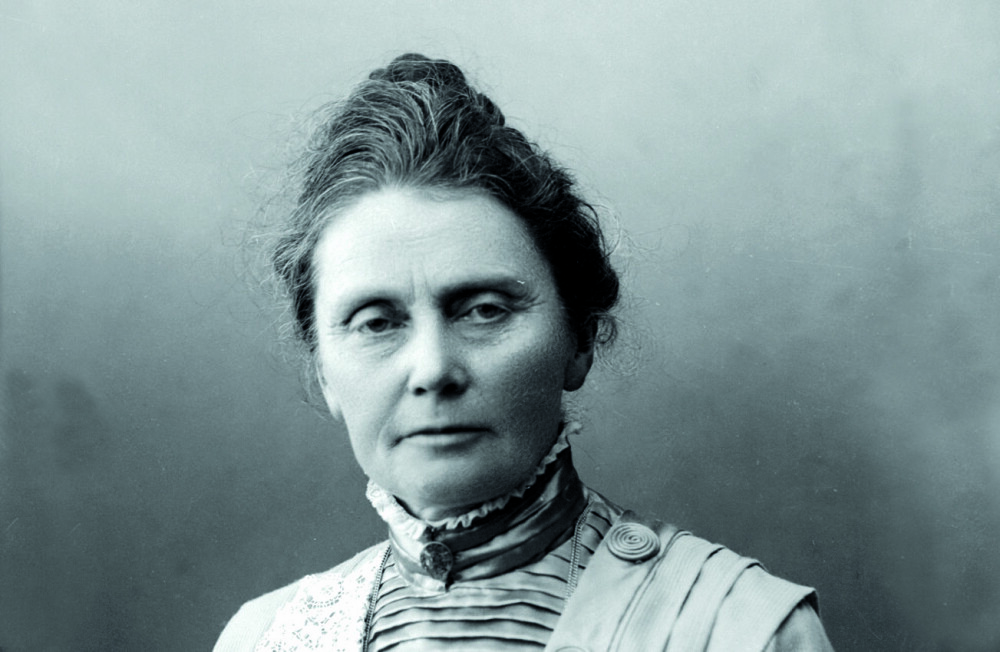 <b>HØV­DIN­GEN:</b> Anna Rog­stad ble ofte om­talt som høv­din­gen i norsk læ­rer­sak og i kvin­ne­sa­ken.