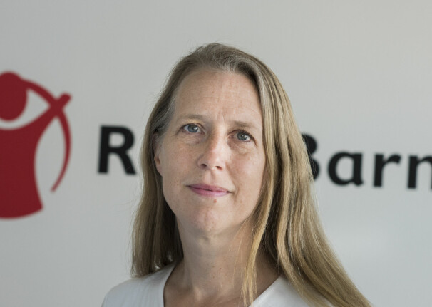 REDD BARNA: Kaja Hegg jobber med barns rettigheter på nett i Redd Barna.