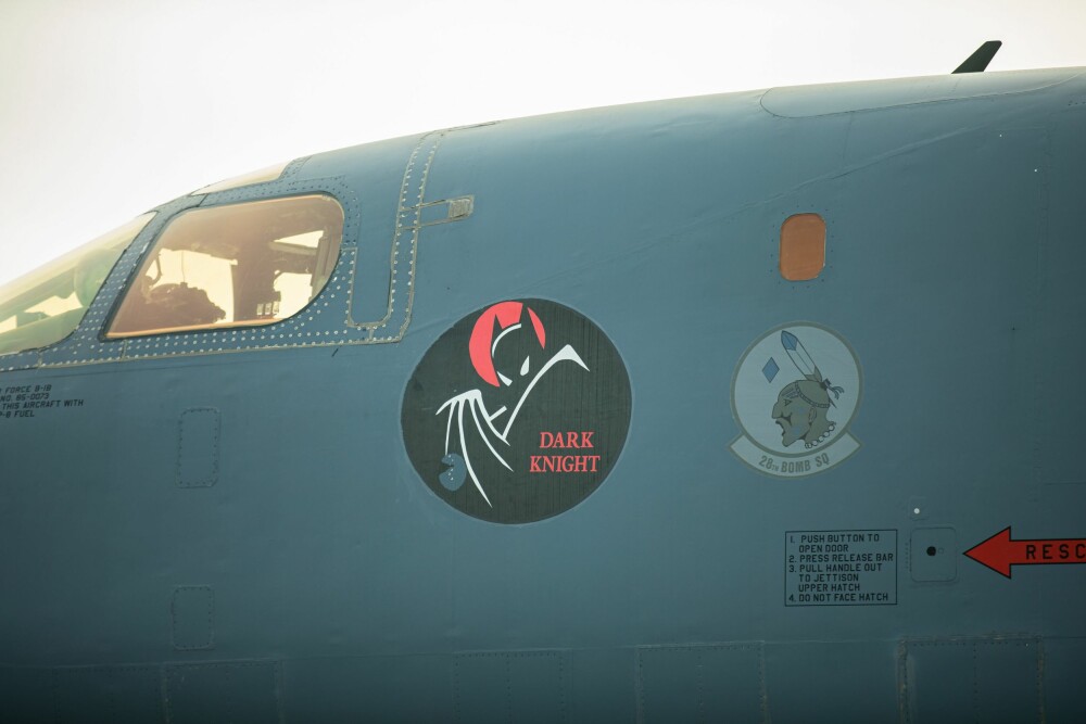 <b>FRA TEXAS:</b> B-1B «Dark Knight» fra 7th Bomb Wing Dyess Air Force Base i Texas har ankommet Ørland flystasjon. 