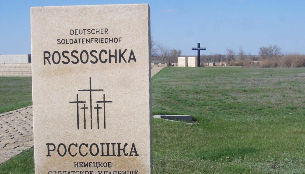 SISTE HVILE: Gravstedet i Rossoscha ligger omtrent 37 kilometer nordvest for Volgograd.