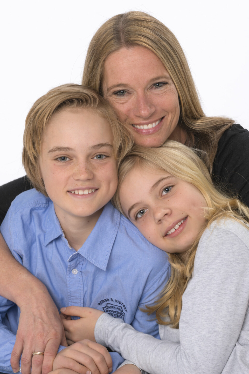 TREKLØVERET: – I dag er Karina 16 og Tobias 19, men dette er det siste bildet som ble tatt av oss tre. Vi var heldige å få to skjønne barn, som jeg velger å tro Per følger fra der han er.