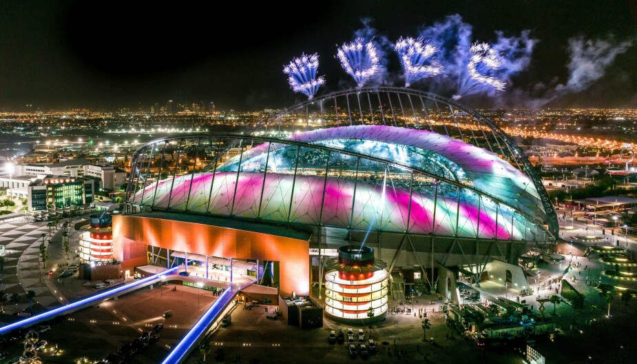 VM-STADION: Khalifa Stadium i hovedstaden Doha.