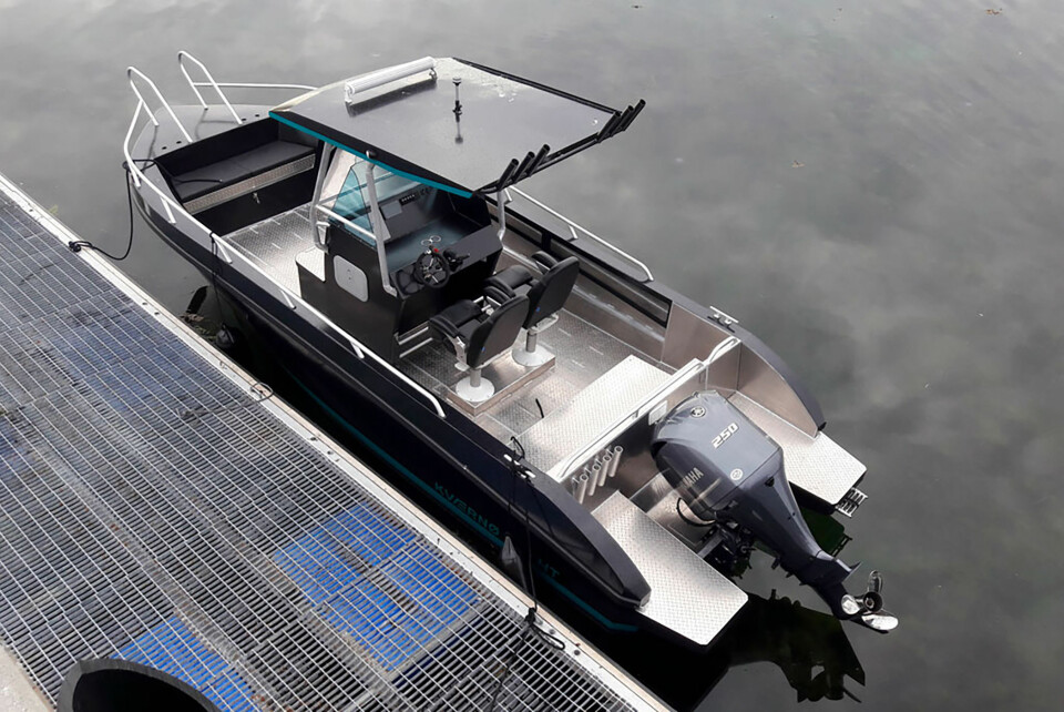 US-VIBBER: Vi kjenner suset fra Wellcraft og Boston Whaler i Kvernø 680 HT, men Hitra-verftet leverer sin egen, bunnsolide tolkning over temaet i aluminium.