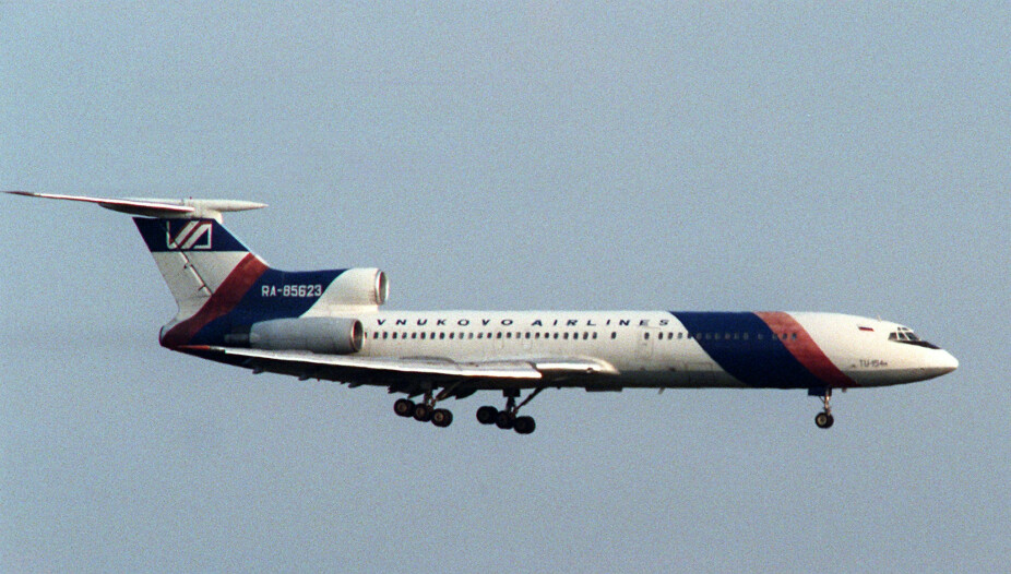 <b>ULYKKESFLYET:</b> 141 mennesker var om bord i Tupolev 154-flyet fra Vnukovo Airlines. Ingen overlevde returen til Svalbard etter sommerferien i 1996. Flytypen har vært involvert i mange ulykker.