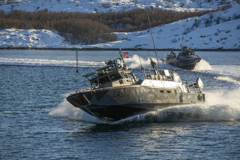 <b>STAKESLALÅM:</b> Med stridsbåtene kan kystjegerne både operere i trange farvann og over større avstander.