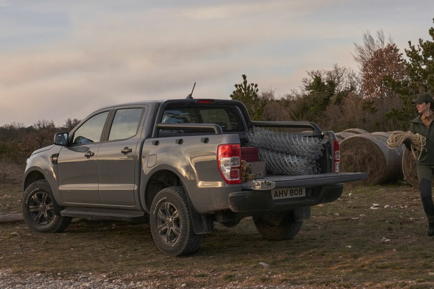 MINDRE MOTOR: Alle spesialversjonene av Ranger kommer med Fords toliters biturbo-motor med 213 hk og 500 Nm, bortsett fra Wolftrak som kommer med 170-hesteren. Dermed blir den også rimeligst av spesialversjonene.