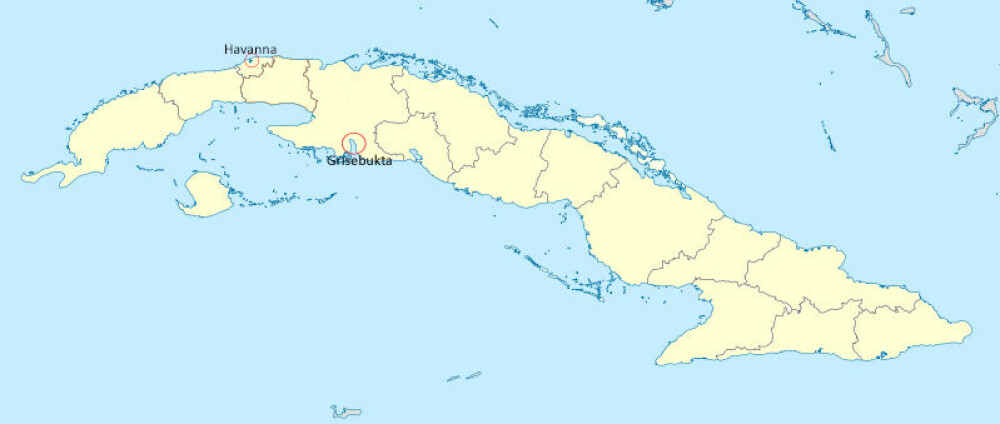 <b>FIASKOENS KART:</b> Tanken med å gå i land i Grisebukta, eller Playa del Giron som er det kubanske navnet, var at her kunne invasjonen foregå i det stille fordi det var et avsidesliggende område. Det ble en fatal feilvurdering, sammen med flere andre feilaktige antagelser.