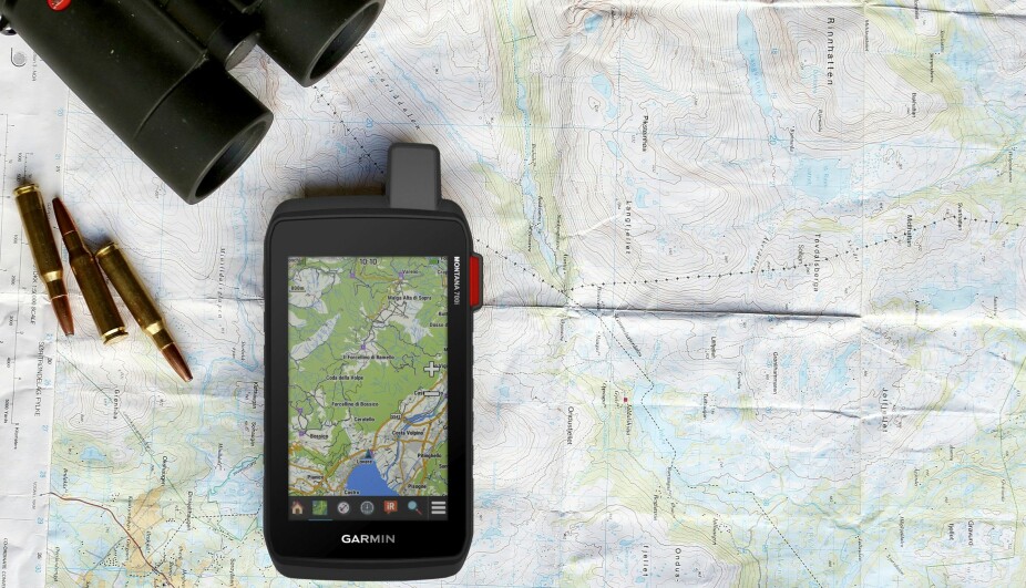 <b>GPS:</b> Godt hjel­pe­mid­del både før og un­der tu­ren el­ler jakta. Vi har testet Garmin Montana 750i.