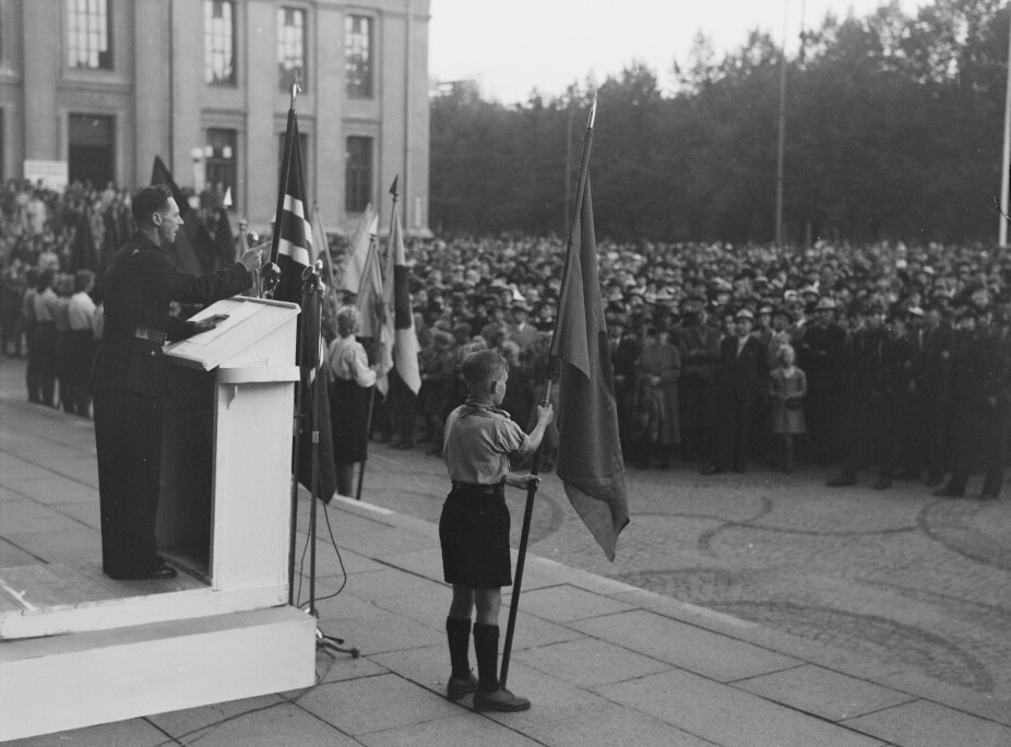 SAMMENLGNET MED GOEBBELS: Stavanger Aftenblad sammenliknet allerede i 1934 Gulbrand Lunde med den tyske propagandaministeren Joseph Goebbels, og denne sammenlikningen kom til å hefte ved ham.